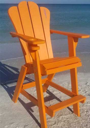 Island Time Captains Chair Adirondack Beach Chair